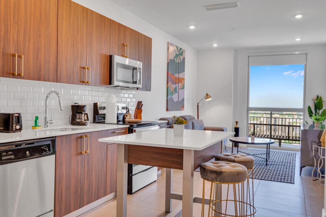 Apartamento Modern 2 Bed Mins From Brickell With Free Parking